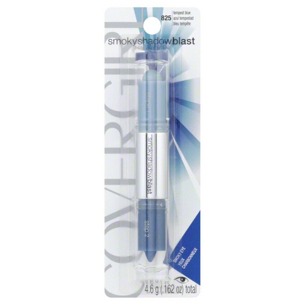 CoverGirl Smoky Shadow Blast Smoky Eye, Tempest Blue 825, 0.162 oz (4.6 g)