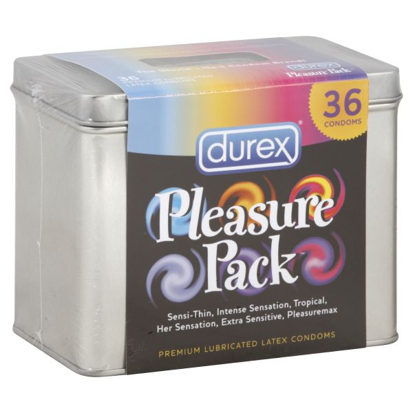 Durex Condoms, Premium Lubricated Latex, Pleasure Pack, 36 condoms at Kmart.com