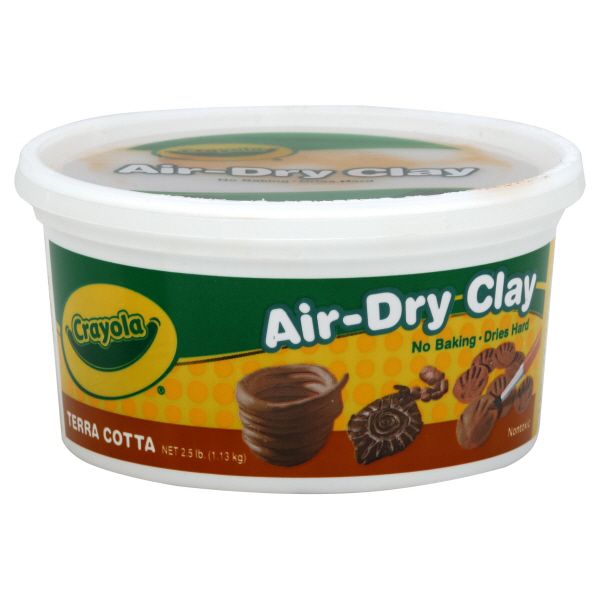 Crayola Clay, Air-Dry, Terra Cotta, 2.5 lb (1.13 kg) at Kmart.com
