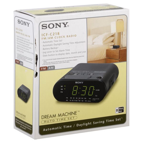 Sony Dream Machine Clock Radio, FM/AM, Black, 1 radio at Sears.com