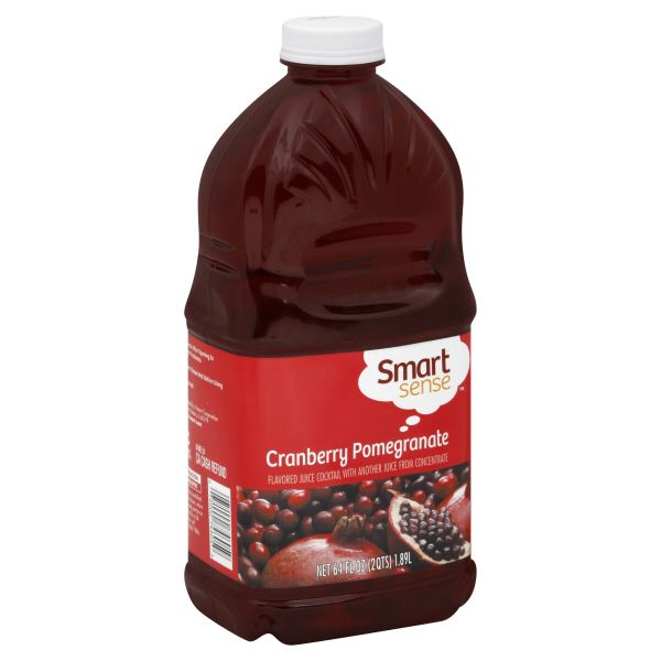 Smart Sense Juice Cocktail, Cranberry Pomegranate, 64 fl oz (2 qt) 1.89 lt