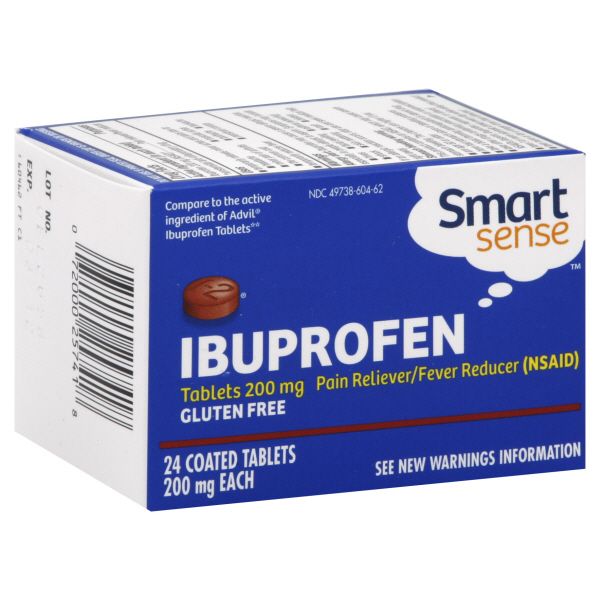 Smart Sense Ibuprofen, 200 mg, Tablets, 24 tablets at Kmart.com