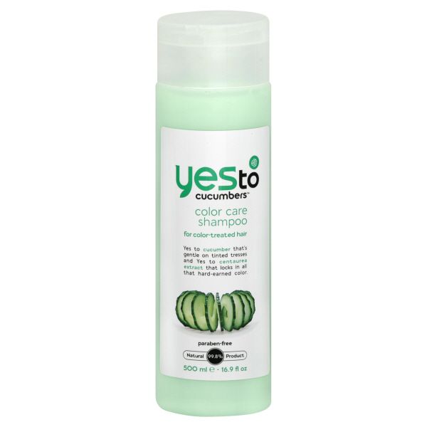 Yes to! Yes To Cucumbers Shampoo, Color Care, for Color-Treated Hair, 16.9 fl oz (500 ml) at Kmart.com