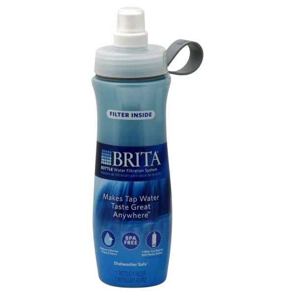 Brita Soft Sided Water Filtration Bottle, 24 oz Blue at Kmart.com
