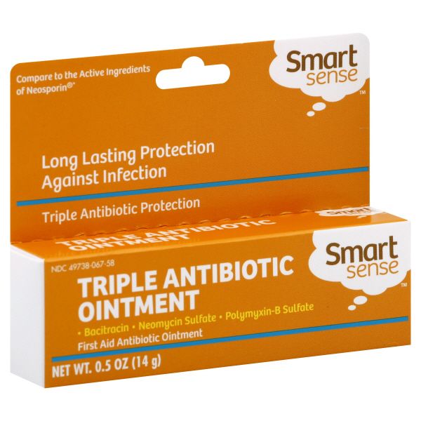 Smart Sense Triple Antibiotic Cream, 0.5 oz (14 g) at Kmart.com