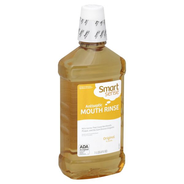 Smart Sense Mouth Rinse, Antiseptic, Original Flavor, 33.8 fl oz (1 lt) at Kmart.com