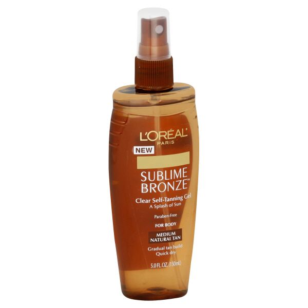 L'Oreal Sublime Bronze Self-Tanning Gel, Clear, Medium Natural Tan, 5 oz (150 ml) at Kmart.com