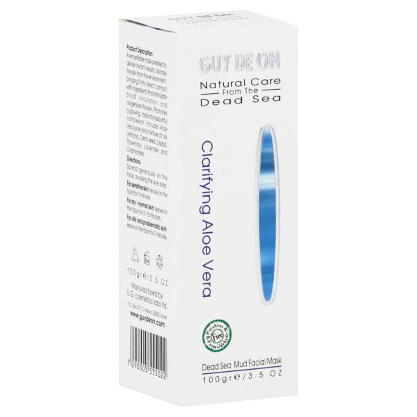 GUY DE ON Dead Sea Mud Facial Mask, Clarifying Aloe Vera, 3.5 oz (100 g) at Kmart.com
