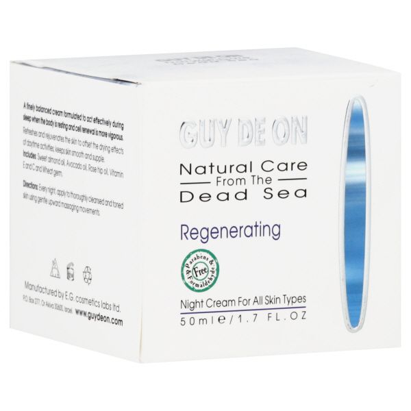 GUY DE ON Night Cream, for All Skin Types, Regenerating, 1.7 fl oz (50 ml) at Kmart.com
