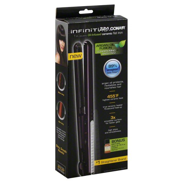 Conair&reg; Infiniti Pro Flat Iron, Oil-Infused Ceramic, 1 iron at Kmart.com
