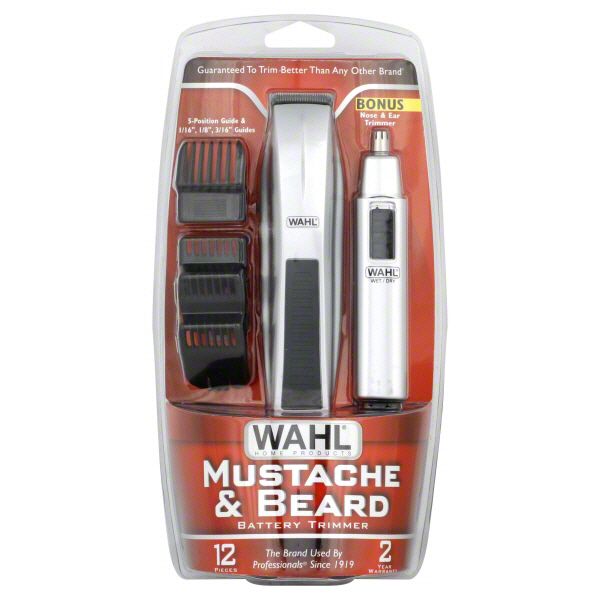 Wahl Trimmer, Battery, Mustache & Beard, 1