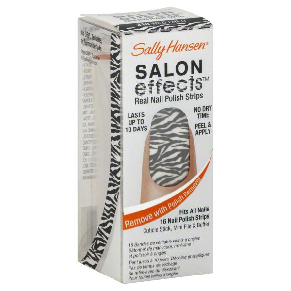Sally Hansen Salon Effects Real Nail Polish Strips, Wild Child 310, 1 kit at Kmart.com