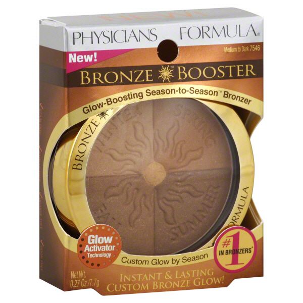 Physicians Formula Bronze Booster Bronzer, Glow-Boosting Season-to-Season, Medium to Dark 7546, 0.27 oz (7.7 g) at Kmart.com