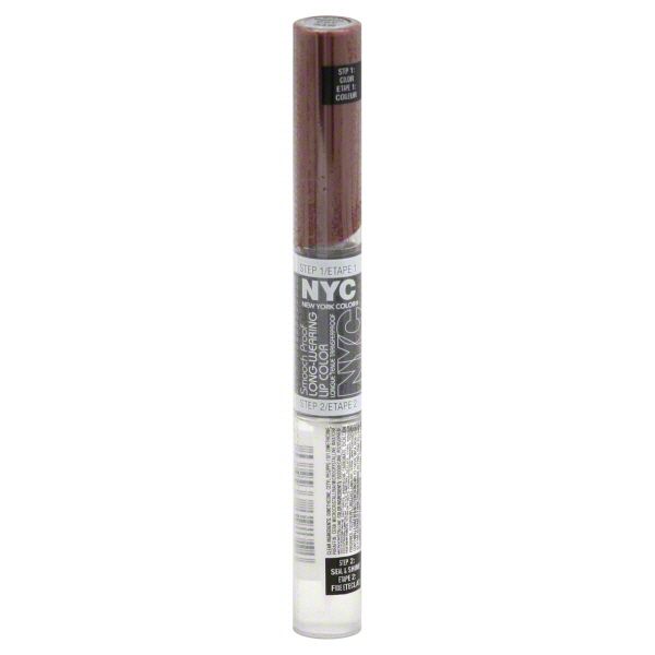 N.Y.C. New York Color Smooch Proof Lip Color, Long-Wearing, Comedian 489, 2 - 0.135 fl oz (4.0 ml) at Kmart.com