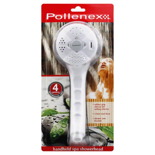 Pollenex Handheld Spa Showerhead, 4 Sprays, 1 showerhead at Kmart.com