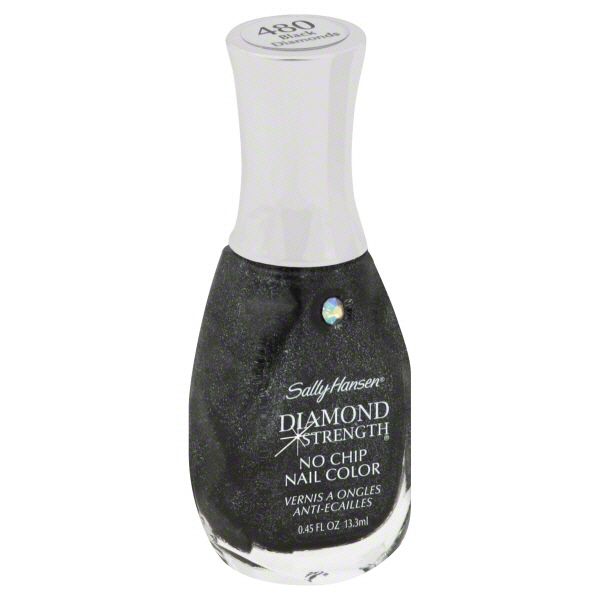 Sally Hansen Diamond Strength Nail Color, No Chip, Black Diamonds 480, 0.45 fl oz (13.3 ml) at Kmart.com