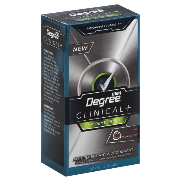 Degree Anti-Perspirant & Deodorant, Clinical +, Extreme Fresh, 1.7 oz (48 g) at Kmart.com