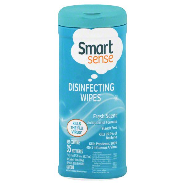 Smart Sense Disinfecting Wipes, Fresh Scent, 35 wet wipes [10 oz (284 g)] at Kmart.com