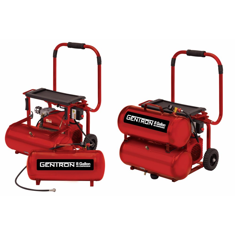 Gentron&nbsp; 8 Gallon Twin Tank Air Compressor
