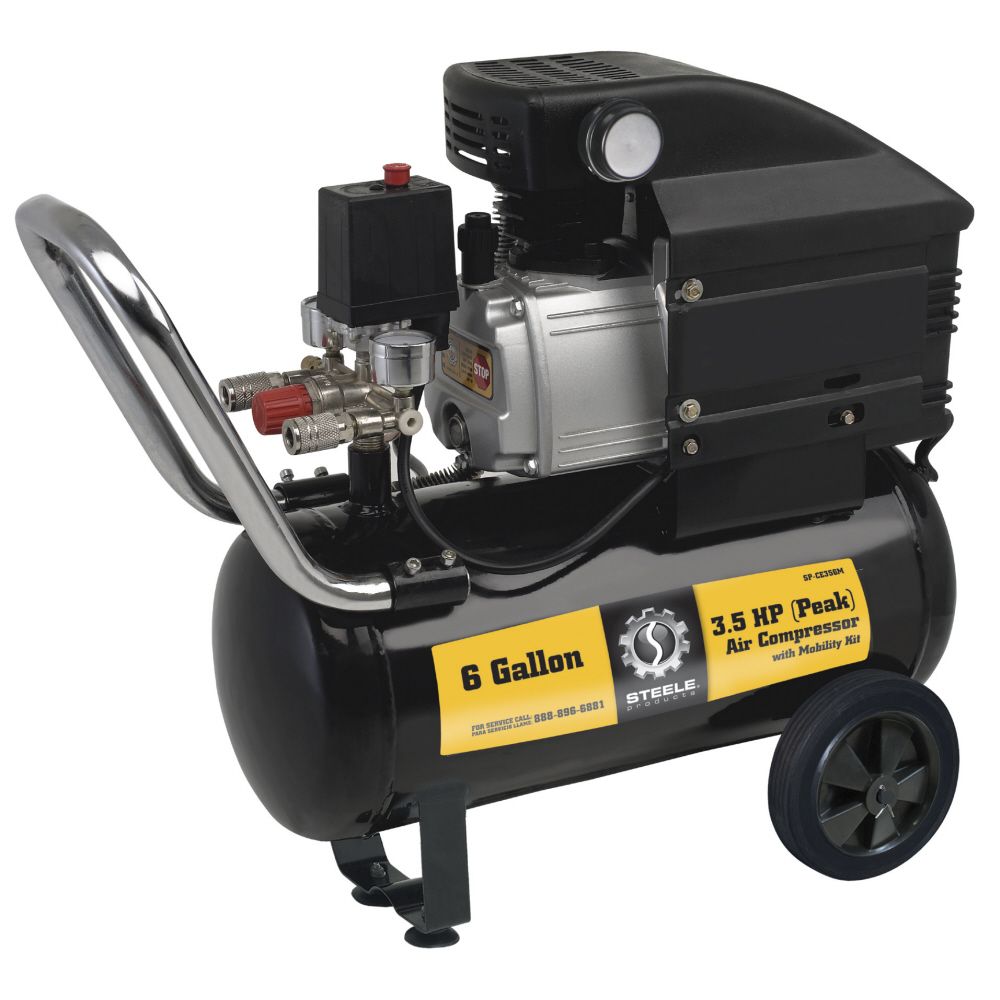 Steele 6 Gallon Air Compressor at Kmart.com