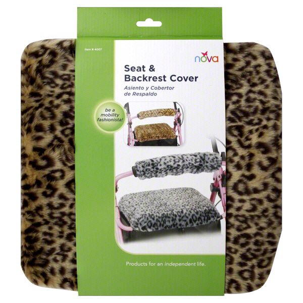 Nova Ortho-Med Inc Seat & Backrest Cover, Safari Cheetah, 1 set at Kmart.com
