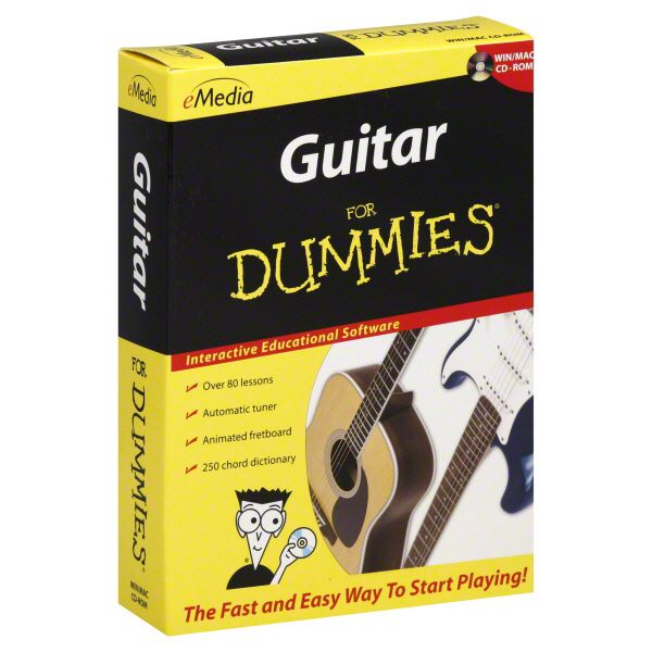 Emedia Music Corp Guitar for Dummies, 1 program