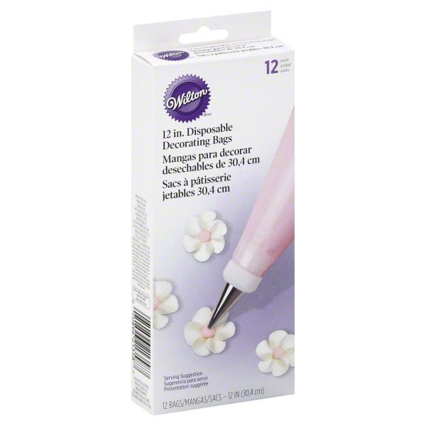 Wilton Decorating Bags, 12 Inch, Disposable, 12 bags