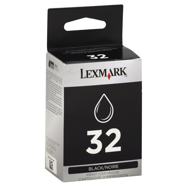 Lexmark Print Cartridge, Black 32, 1 cartridge