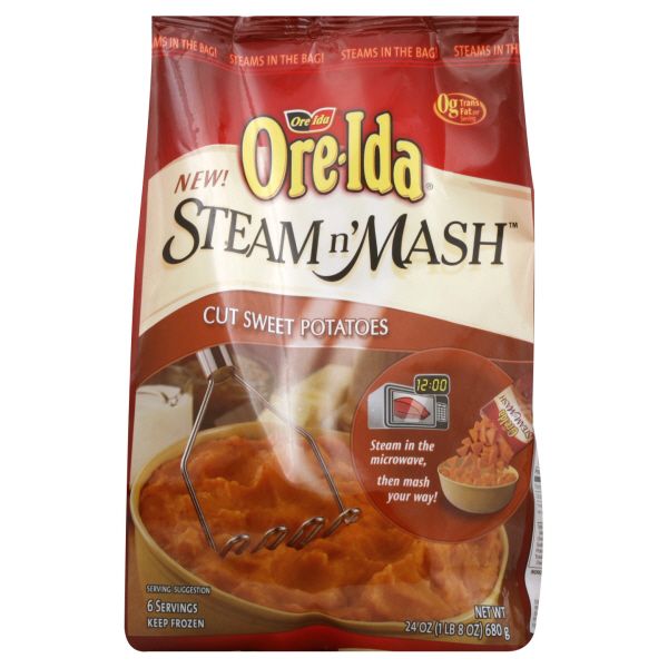 Ore ida steam n mash potatoes cut sweet 24 oz 1 lb 8 oz 680 g