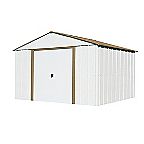 Arrow Buildings Storage Shed Mid-Gable SR1010 (10 Ft. x 10 Ft.) with Large Door Opening