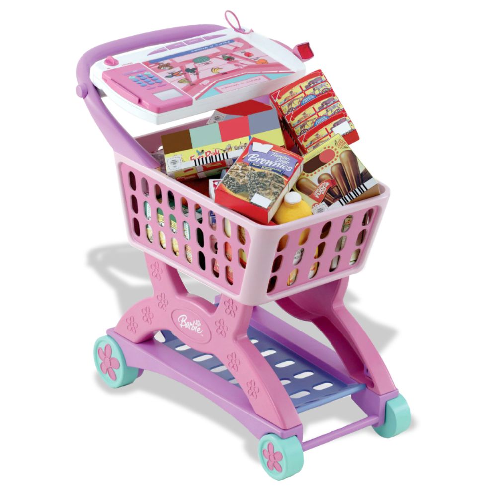 barbie shopping cart with scanner