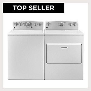 Kenmore 4.3 cu. ft. Top Load Washer & 7.0 cu. ft. Dryer Bundle - White