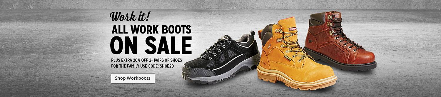 All work boots on sale