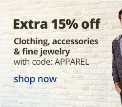 Clothing, accessories & fine jewelry W/code APPAREL