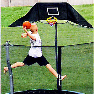 Free gift with 15' trampoline, $299.99 | Score a Jump 'N' Jam basketball hoop with purchase