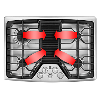 What Is Downdraft Cooktop Ventilation Sears