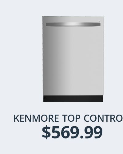 Kenmore Dishwasher w/Third Rack; $569.99