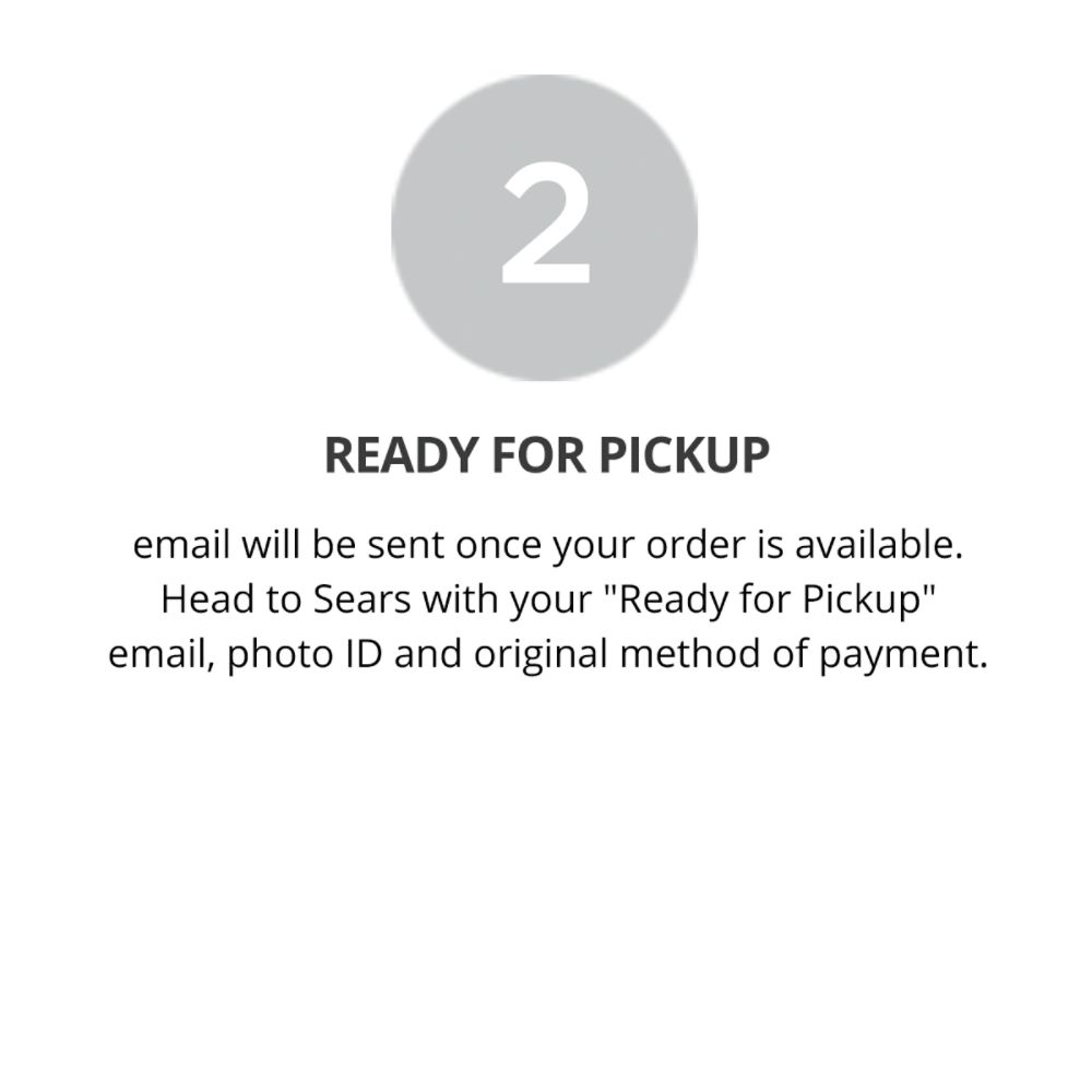 Buy Online Pickup in Store Sears
