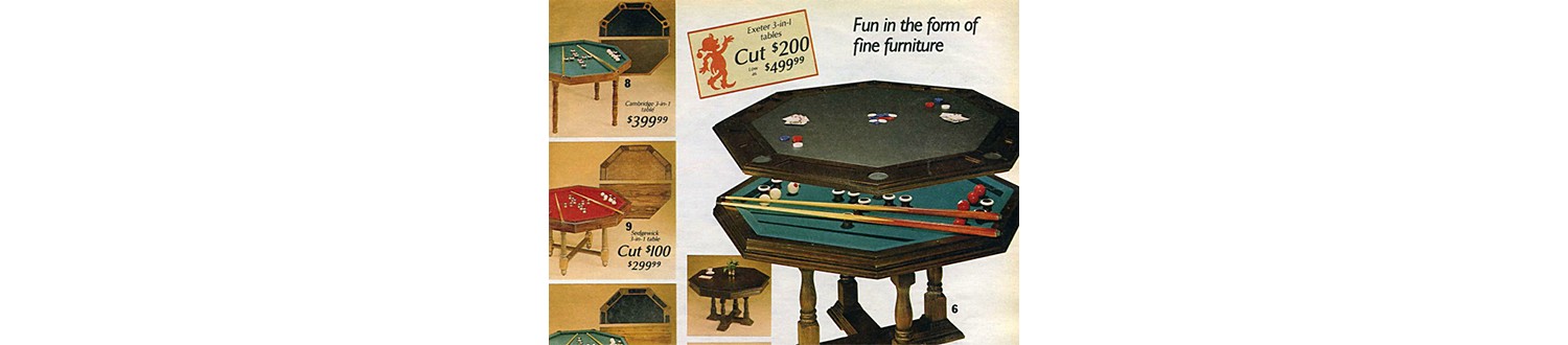 Wish Book Then Now Game Room Essentials Sears