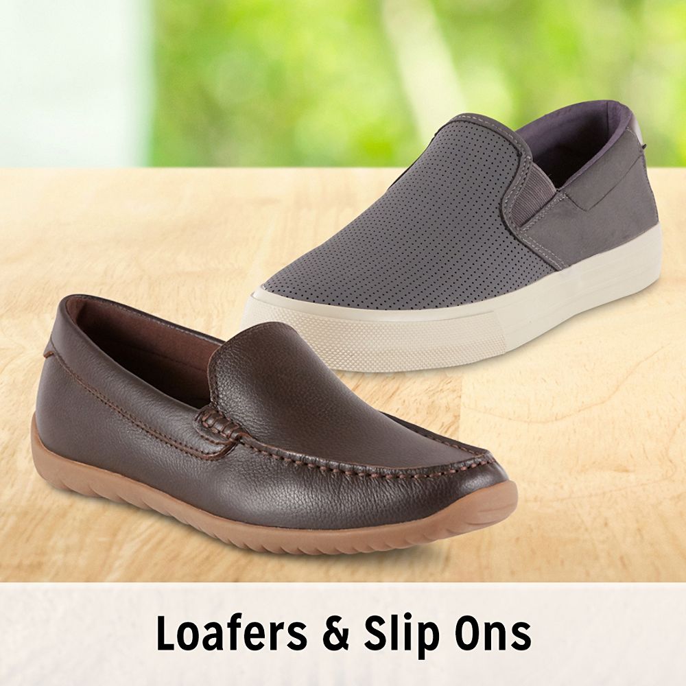 kmart mens slip on shoes