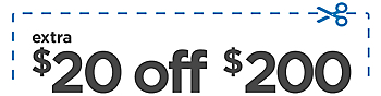 extra $20 off $200 outdoor living, outdoor play or lawn &amp; garden