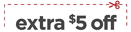 extra $5 off $45