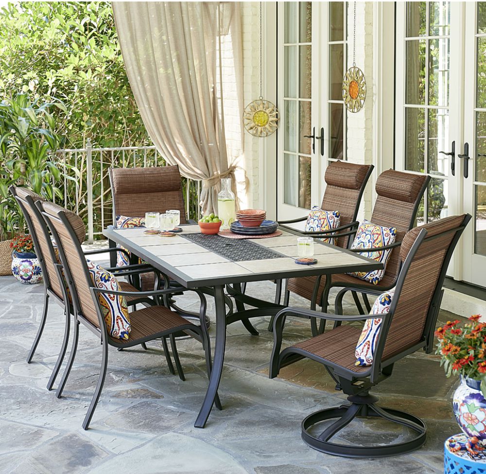 Outdoor Dining Chairs Kmart, Sears Outdoor Furniture With Fire Pit