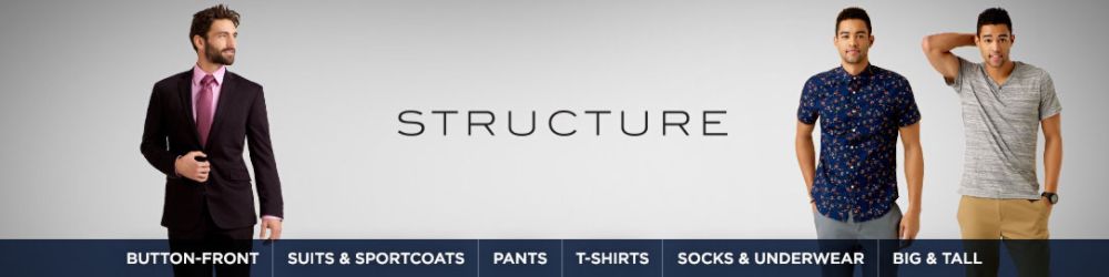 structure clothing website