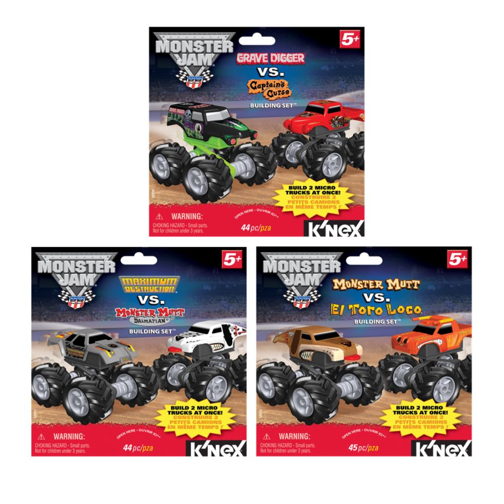 K'Nex MONSTER JAM MICRO ASST BUNDLE | Shop Your Way: Online Shopping ...