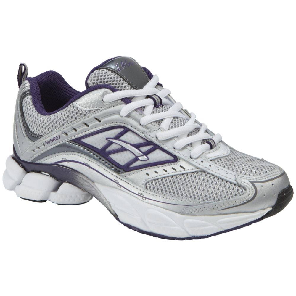 LA Gear Women's Athletic Shoe Ignite - White SilverLA Gear 07601533565
