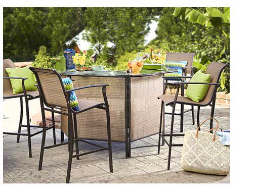Garden Oasis Harrison 5 pc. Outdoor Bar Set