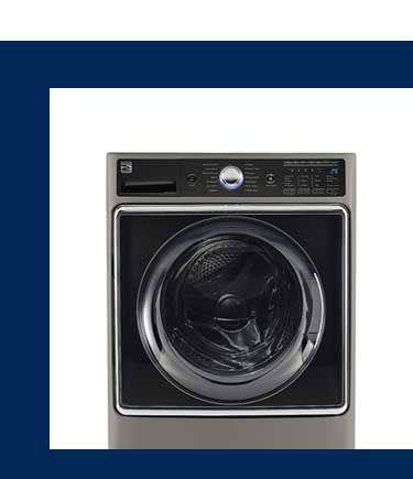 Enhance stain removal with Kenmore Elite washers with steam technology