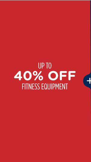 Up to 40% off featured fitness equipment