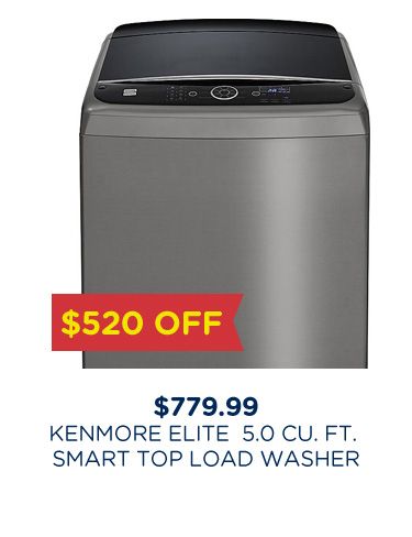 Kenmore Elite 5.0 cu. ft. Smart Top Load Washer
